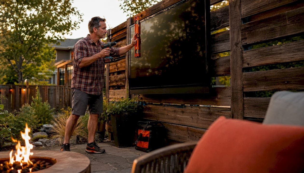 Outdoor TV installation: Calgary homeowner's guide