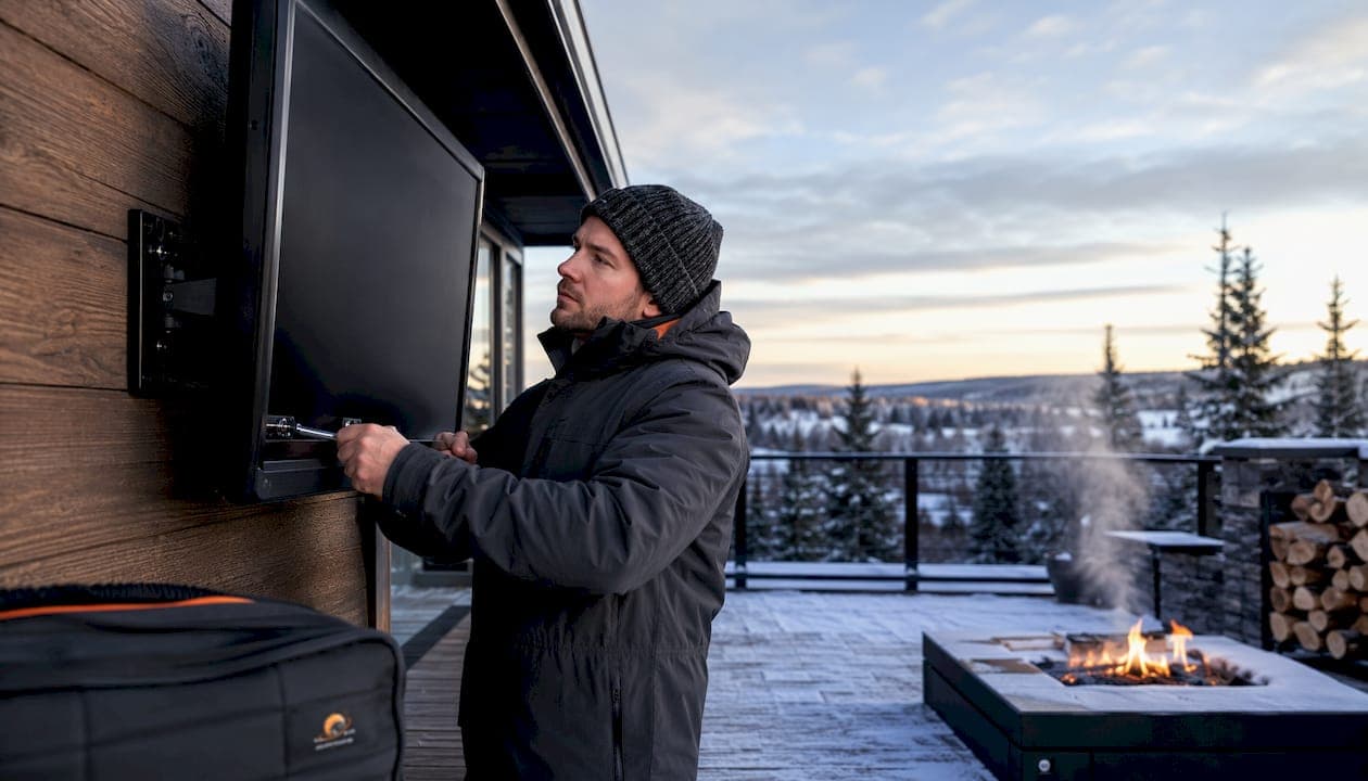 Outdoor TV in cold: Calgary winter-ready options