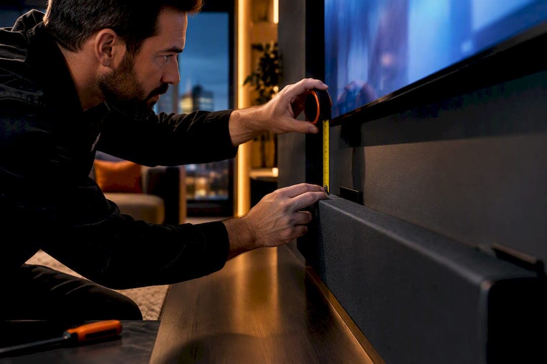 1–2 in Clearance: Installer Backed Way to Mount a Soundbar to Your TV