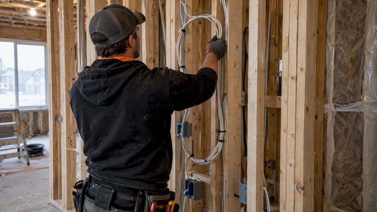 Builders: Finish Audio Rough In Before Drywall, Meets Canadian Code