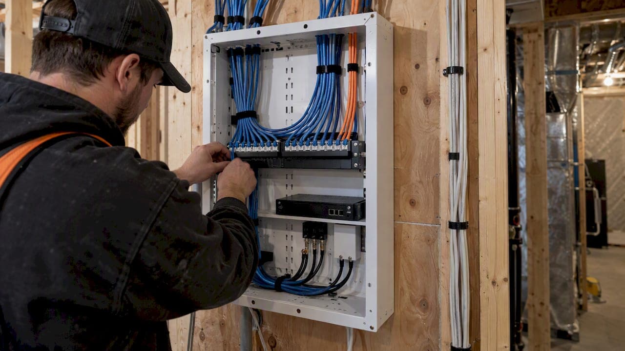 Structured Wiring Panels for Builders: Layouts That Stay Serviceable